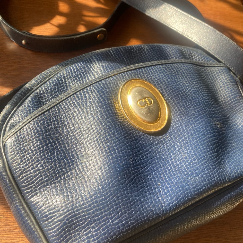 Elegant dark blue DIOR  Crossbody Bag